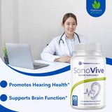 Platinum Wellness 4 Pack- Sonovive Capsules Hearing Supplement Sonovia (60 Capsules