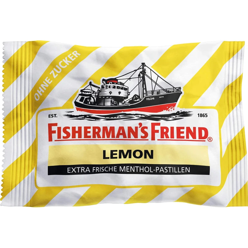 Fisherman's Friend Lozenges Lemon Sugar-Free with Sweeteners 25g