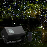 Outdoor Star Lights Projector, AIRIVO White Laser Fairy Lights Projector, Christmas Snowfall Projector, 3 Lighting Modes Garden Lights Snowflake Projector with Remote Control for Home, Patio,Landscape