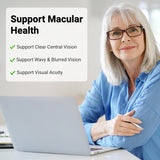 UpNourish AREDS 2+ Advanced Eye Vitamin | Eye Health | Macular & Dry Eye Support | Lutein, Zeaxanthin, Saffron, Astaxanthin & DHA | 120 Softgels