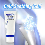 Clearzal Soothing Cooling Gel 100g, Relieving Body Gel, Cooling with Menthol and Frankincense, Helps Relieve Muscle Tension , Relax your waist, legs, knees, shoulders and neck to relieve fatigue, Sports Soothing Cooling Gel Body Care Lotions - Volume: 1