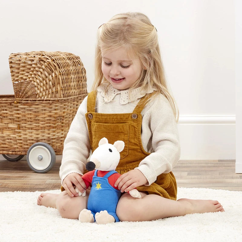 Rainbow Designs Maisy Soft Toy - Soft Stuffed Mouse with Velvety Tail, Maisy Mouse Early Years Book Adventure Character - Great for Bedtime Stories
