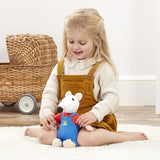 Rainbow Designs Maisy Soft Toy - Soft Stuffed Mouse with Velvety Tail, Maisy Mouse Early Years Book Adventure Character - Great for Bedtime Stories