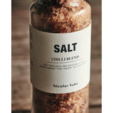 Nicolas Vahe Chilli Salt Ceramic Salt and Herb Mill French Sea Salt with Chilli in Danish Design