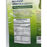 NalLife Organic Dried 100% Soursop Graviola Leaves 200 Leaves Exp Date 7/2026