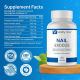 Vitality Now Nail Exodus - Vitality Healthy Nails - Premium Formula for Healthier Feet - 60 Capsules