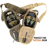 ACE Travel Case Sordin Supreme PRO X Earmuffs -Hearing Protection Carry Bag with Adjustable Shoulder Strap Multicam