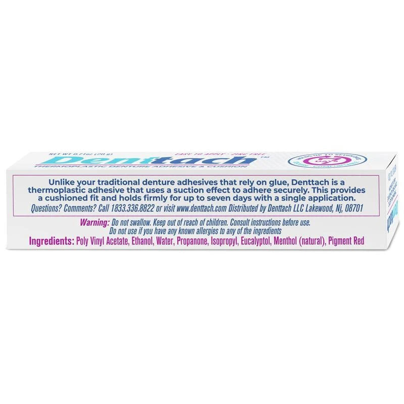 [HOT 2024 - COMBO 3 PACK] Denttach Thermoplastic Adhesive for hold of Dentures up to 7 Days without Glue with Updated Instructions - BLACK FRIDAY SALE 51% - Item Package Quantit: 1