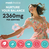 MEDCHOICE 14-in-1 Inositol Supplement Support for Women - 40:1 Myo-Inositol & D-Chiro Inositol Powder Womens Supplement, Pack of 1 - Specification: Default