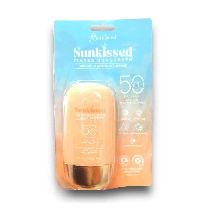 Barefaced Sunkissed TINTED Sunscreen SPF 50 PA++++, 50g