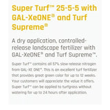 Best 🔥5 lbs Zip Bag Best Super Turf w/Gal-xe 25-5-5 Professional lawn fertilizer
