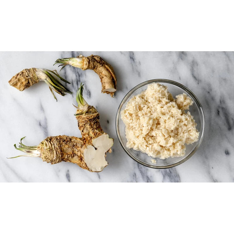 Deli Direct Rocket Radish 4-Pack Extra Hot Horseradish - 100% Pure, Freshly Prepared & Grated, Vegan, Perfect for Passover (8.5oz, 4 Pack)