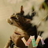 RaNova 15pc Freeze Dried Lollipop Cat Treat Pet Grain-Free 98% Meat Lickable Flavor Mix