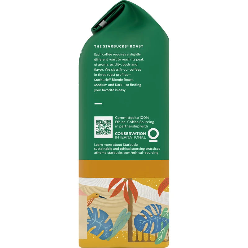 Starbucks Decaf Ground Coffee, Decaf Veranda Blend, Blonde Roast, Decaffeinated Ground Coffee, Lightly Roasted 100% Arabica Coffee, 12 Ounce (Pack of 2)