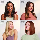 "T3 AireBrush Duo Interchangeable Hot Air Blow Dry Brush with Two Attachments � Includes 15 Heat and Speed Combinations, T3 IonFlow Technology, Volume Booster Switch, Lock-in Cool Shot"