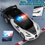 AONEPTR Remote Control Car, One-Click Becoming Robot Transforming Toys Car for Boys, Smooth Deformation, Demo Mode, 360° Rotation, Easy to Use, 2.4GHZ, LED Light, RC Cars for Christmas, Kids, White