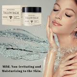 FRANDORA Beef Tallow and Honey Balm for Skin, All-Natural Moisturizer for Face and Body, Hydrating Grass-Fed Beef Tallow & Raw Wild Honey Blend