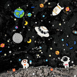 LAWOHO 6 Pack Galaxy Slime Kit for Kids- Cloud, Butter & Clear Slimes with Space Add-ins, 360ml Black Slime for Boys Girls, Kids Slime Kits for Easter Christmas Halloween Birthday, Space Party Favors