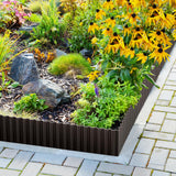 LAVEVE Corrugated Metal Garden Edging 6" x 40Ft, Landscape Edging Border