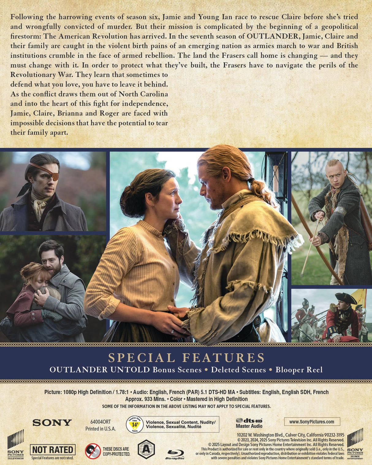 Outlander - Season 7 (6 Discs) - Blu-ray + Digital