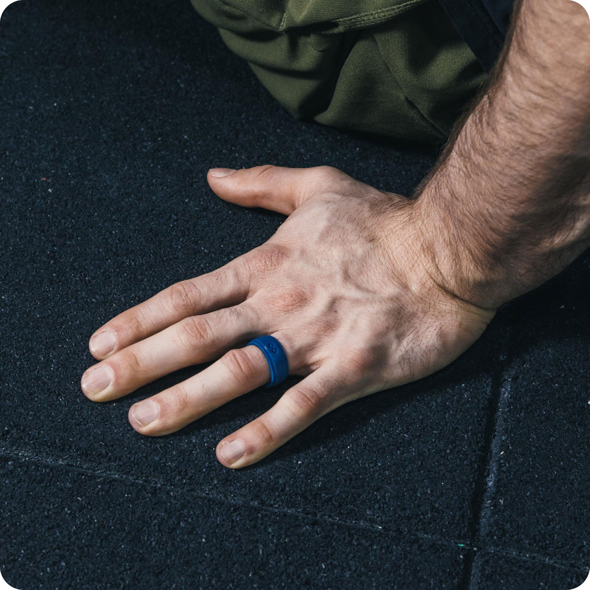 Rinfit Silicone Wedding Band for Men, Infinity - Pack C, Size 10