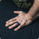 Rinfit Silicone Wedding Band for Men, Infinity - Pack C, Size 10