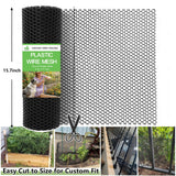 Tilvex 15.7" x10' Plastic Mesh Fence Roll,Heavy Duty Chicken Wire