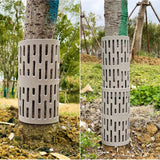 Aulock 10pcs Plastic Tree Trunk Protectors, Easy Flexible Guards