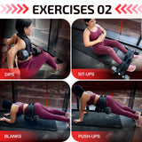 Hip Thrust Belt For Dumbbells Heavy, Kettlebells, Plates Up to 500 LBS, Hip Thrust Band for Women/Men, Double Hook & Loop Booty Builder, Glute Workout Equipment for All Shapes, Both Home/Gym.