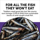 SmartyPants Toddler Multivitamin Gummies: Omega 3 Fish Oil (EPA/DHA), Vitamin D3, C, Vitamin B12, B6, A, K & Zinc, Biotin, Beta Carotene, Gluten Free, Three Fruit Flavors, 180 Count (60 Day Supply)