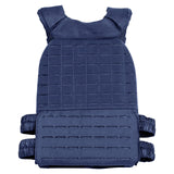 WOLF TACTICAL Adjustable Weighted Vest – WODs, Strength and Endurance Training, Fitness Workouts, Running (Blue)