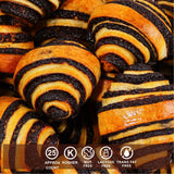 Stern’s Bakery Chocolate Croissants | Approx 25 Rugelach Pastries | Chocolate Cakes | Holiday Food Gifts, Thanksgiving, Christmas, New Year’s | Dairy & Nut Free Bakery
