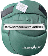 Garden Guru Cushioned Gardening Knee Pads with Adjustable Straps - Soft Inner Liner, Ultra Comfort Padding, Garden Kneelers for Yard Work, Cleaning, Household Chores, Roofing, and More 1 Pack