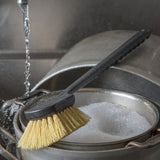 SPARTA 20-Inch Utility Scrub Brush Heavy-Duty Cleaning Tool with Chemical-Resistant Polypropylene Bristles, BPA-Free for Kitchens, Healthcare, and Warehouses, 20 Inches, Black