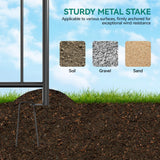 Ultym 76" W x 86" H Black Metal Garden Arbor with Planter Boxes