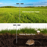 Soil Probe Rod,32"-48" Septic Tank Probe Rod,Beseetop Pipe Probe Made of Stainless Steel with Insulated T Handle Heavy Duty Perfect for Locating Septic Tank Underground Pipe Gravel Gopher Runs