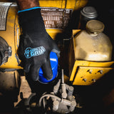 Gorilla Grip 25057-25 Slip Resistant All Purpose Work Gloves 5 Pack (Large), Black