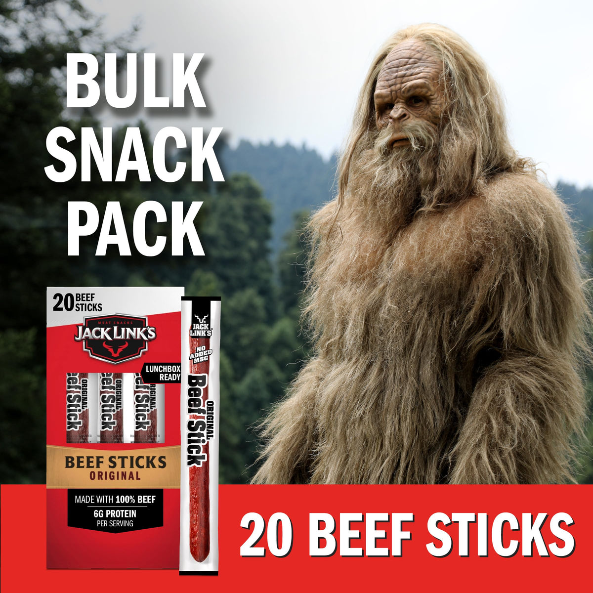 Jack Link's Original Beef Jerky Sticks - 0.92 oz (20 Pack)