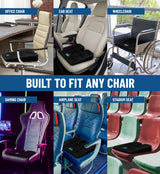 Everlasting Comfort Doctor Recommended Memory Foam Seat Cushion for Office Chairs & Car Seat - Ergonomic Office Desk Accessories for Tailbone Pain Relief, Sciatica & Back Support