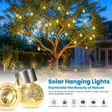 SOLPEX Hanging Solar Lights for Outside Garden Solar Hanging Lanterns 12 Pc