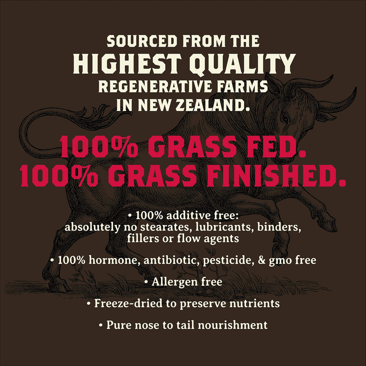 Heart & Soil Grass Fed Bone Matrix — Supports Bone and Joint Health, Strength, and Flexibility (180 Capsules)