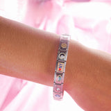 2CUTECHARMZ Complete Italian Charm Bracelets, Multiple Styles (Rebel)