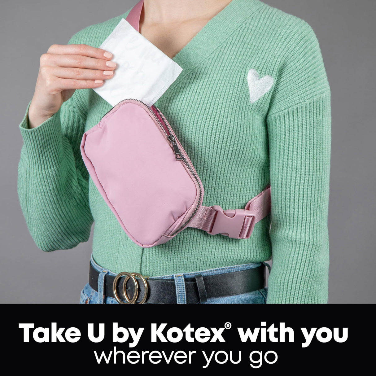 U by Kotex Clean & Secure Ultra Thin Pads with Wings, Heavy Absorbency, 192 Count (6 Packs of 32) (Packaging May Vary)