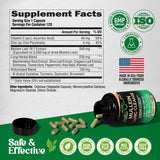 Mullein Leaf Extract for Lung Detox - Marshmallow Root | Echinacea | Oregano | Quercetin | NAC - 15-in-1 Lung Support & Cleanse for Smokers Supplement - Made in USA - As Drops, Tincture - 120 Capsules