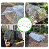 OOTONAT 8FT Garden Hoops Grow Tunnel Kit - Rust-Free Fiberglass Frame for Raised Beds, 36pcs - DIY Plant Support for Garden Netting, Row Covers, and Greenhouse Protection