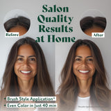 Herbatint Permanent Hair Dye - 5N Light Chestnut - For Up To 100% Gray Coverage of Resistant Gray Hair - Ammonia-Free, Alcohol-Free & Vegan - Salon Influenced Hair color 5.75 fl oz (4 Pack)