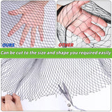 Garden Mesh Netting 10x50 FT - Heavy Duty Bird Net, Mesh Pest Barrier Reusable Ultra Fine Deer Fence Netting Crops Row Cover Raised Bed Protect Fruits Flower Vegetables from Bird Deer Squirrel