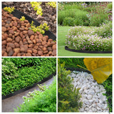 Garden Edging 60ft x 2 Inch Black Landscape Edging, 54 Spikes for Lawn 2 Inch Tall