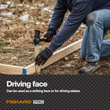 Fiskars Pro IsoCore 2.5 lb Splitting Maul, 14" Wood Splitter Axe