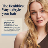 Bio Ionic Long Barrel Styler, 1" Curling Iron with Moisture Heat Technology & NanoIonic MX, Versatile Curling Wand with Adjustable Heat Settings, Hair Curler with 2" Extended Barrel, Jade Green